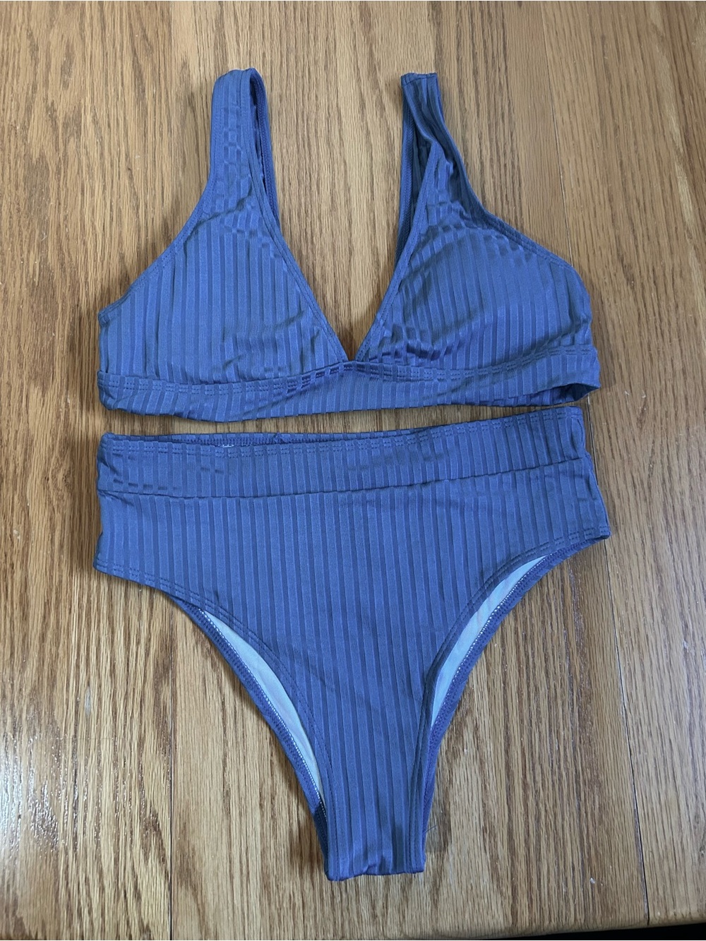 Women's Ribbed High-Waist Bikini